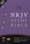 NKJV Study Bible - Two Tone Burgundy 